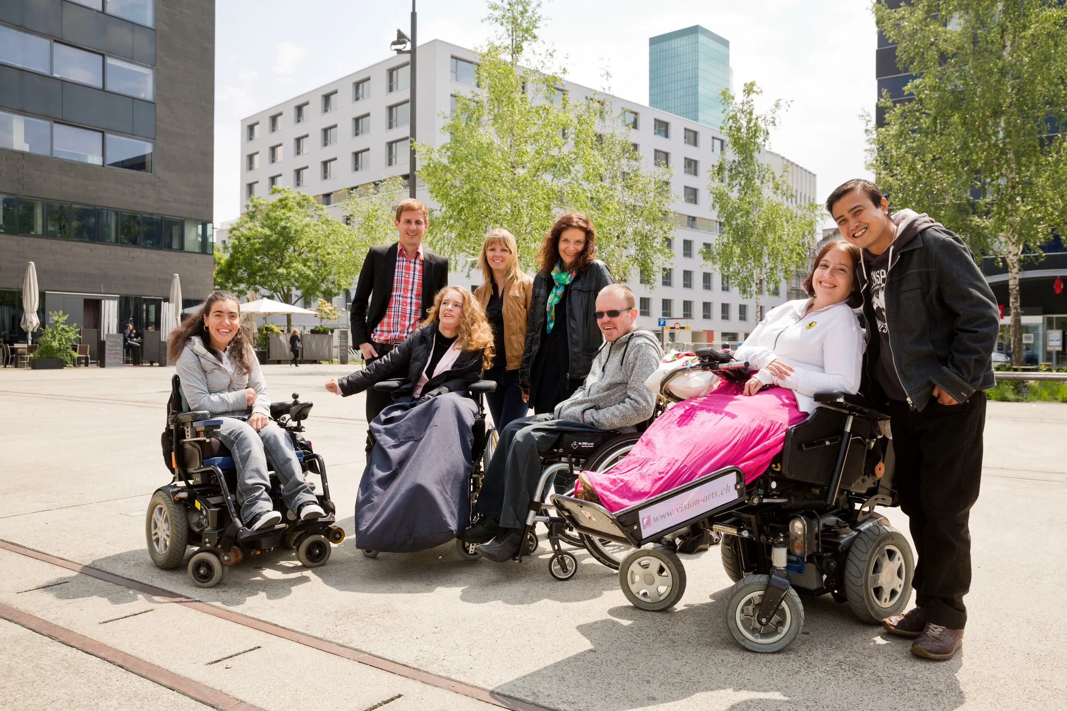 Leben wie du und ich Projektteilnehmende - Gruppenbild